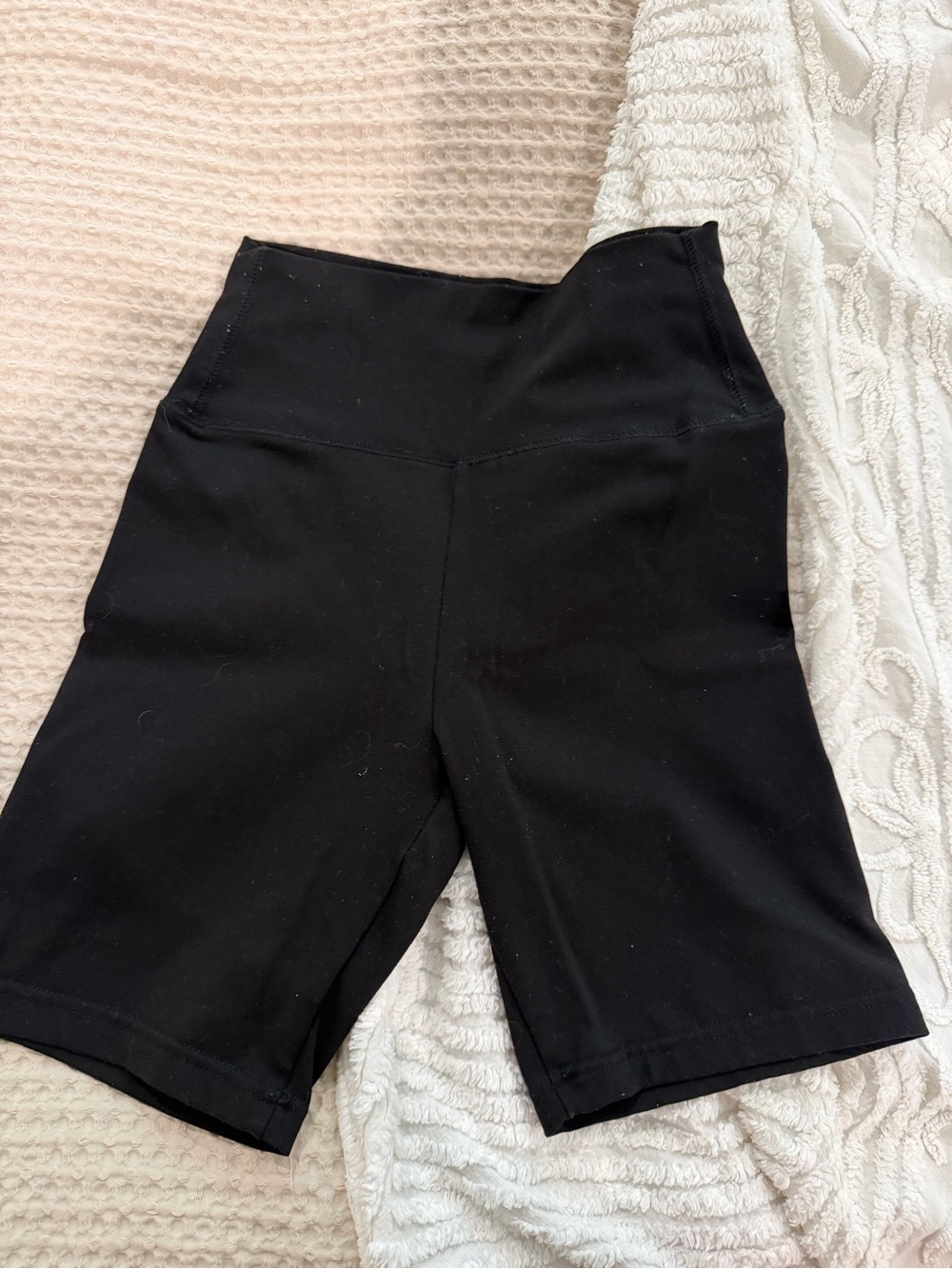 Garage Women's Black High-Rise Bike Shorts
